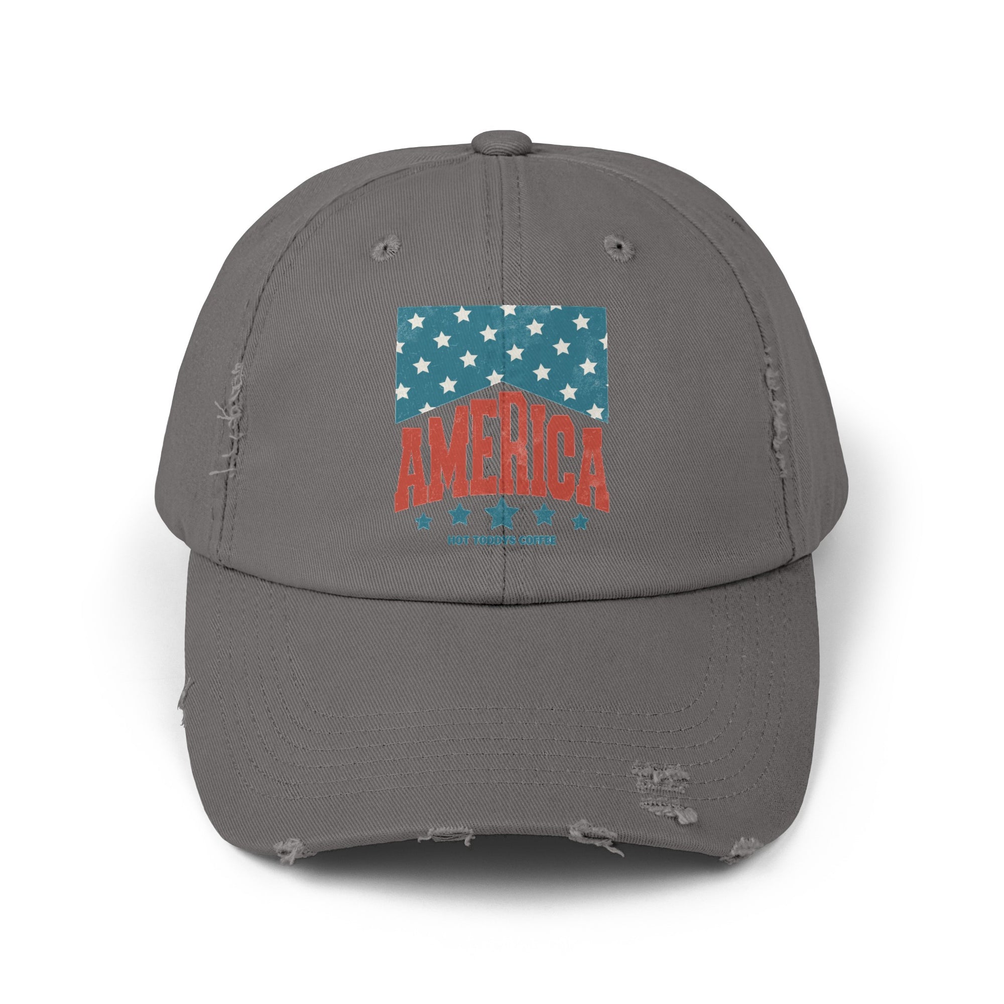 America Distressed Cap