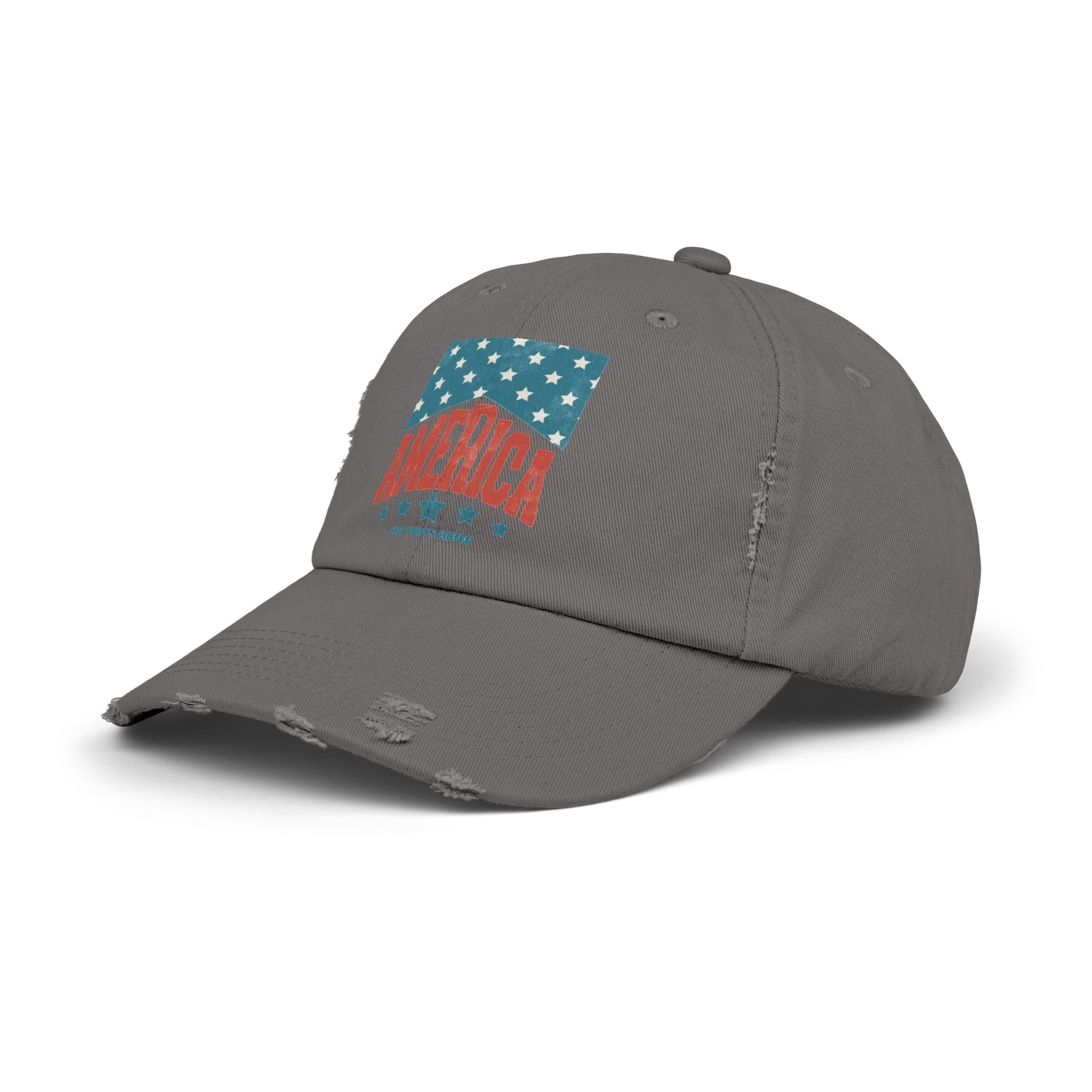 America Distressed Cap