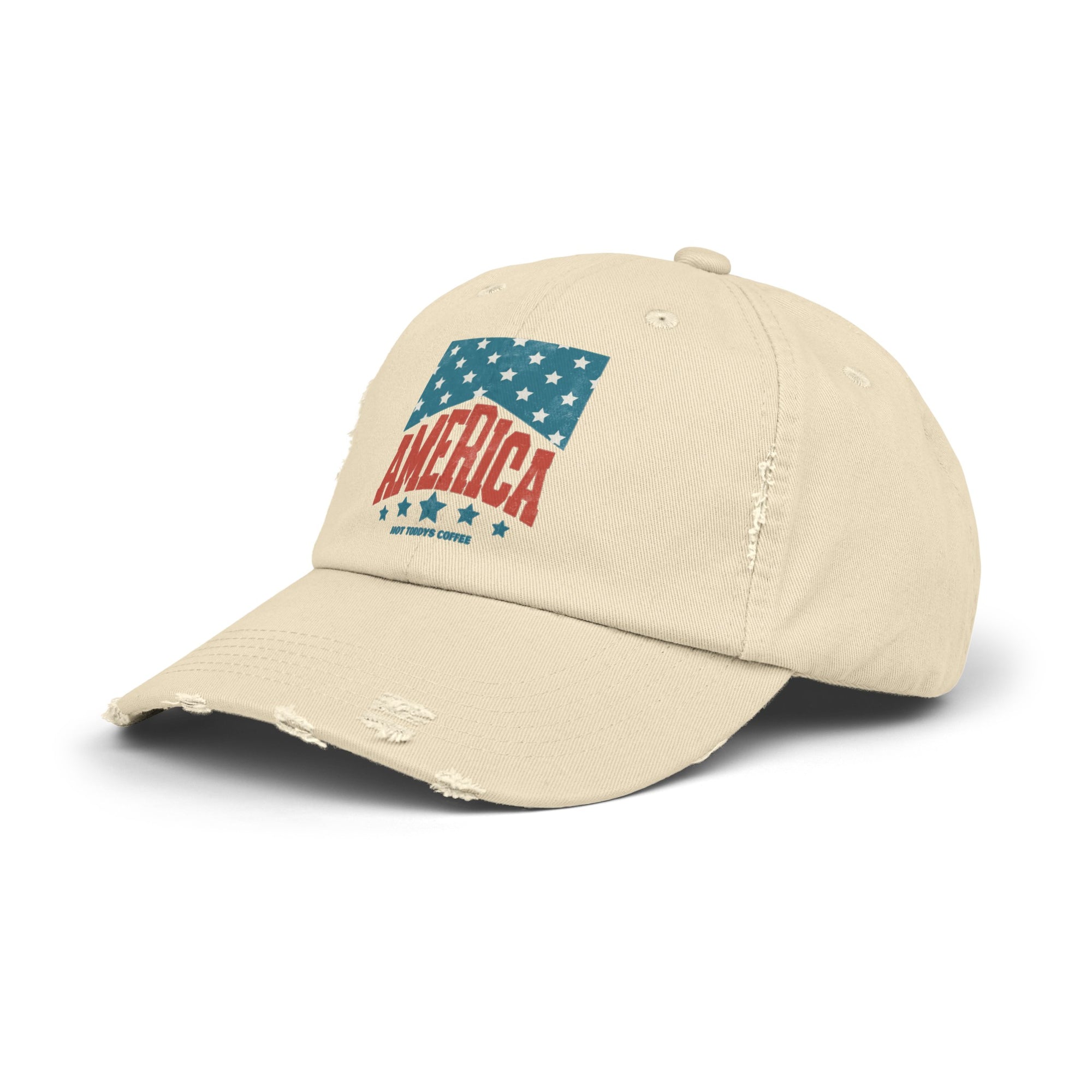 America Distressed Cap