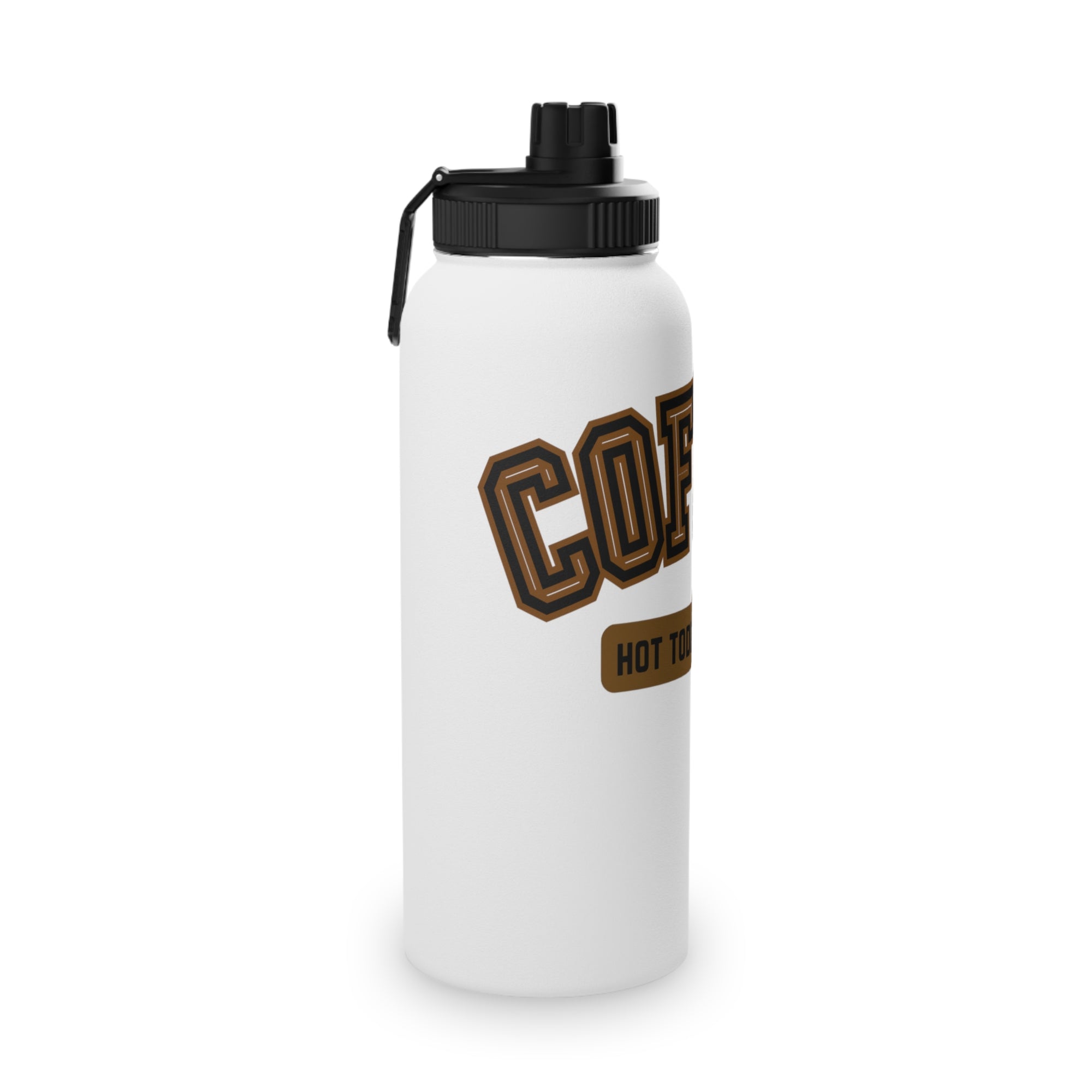 Hot Toddy's Stainless Steel Water Bottle, Sports Lid